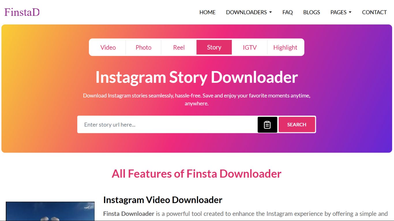Best Instagram Stories Downloader: How to Save Stories with FinstaDownloader